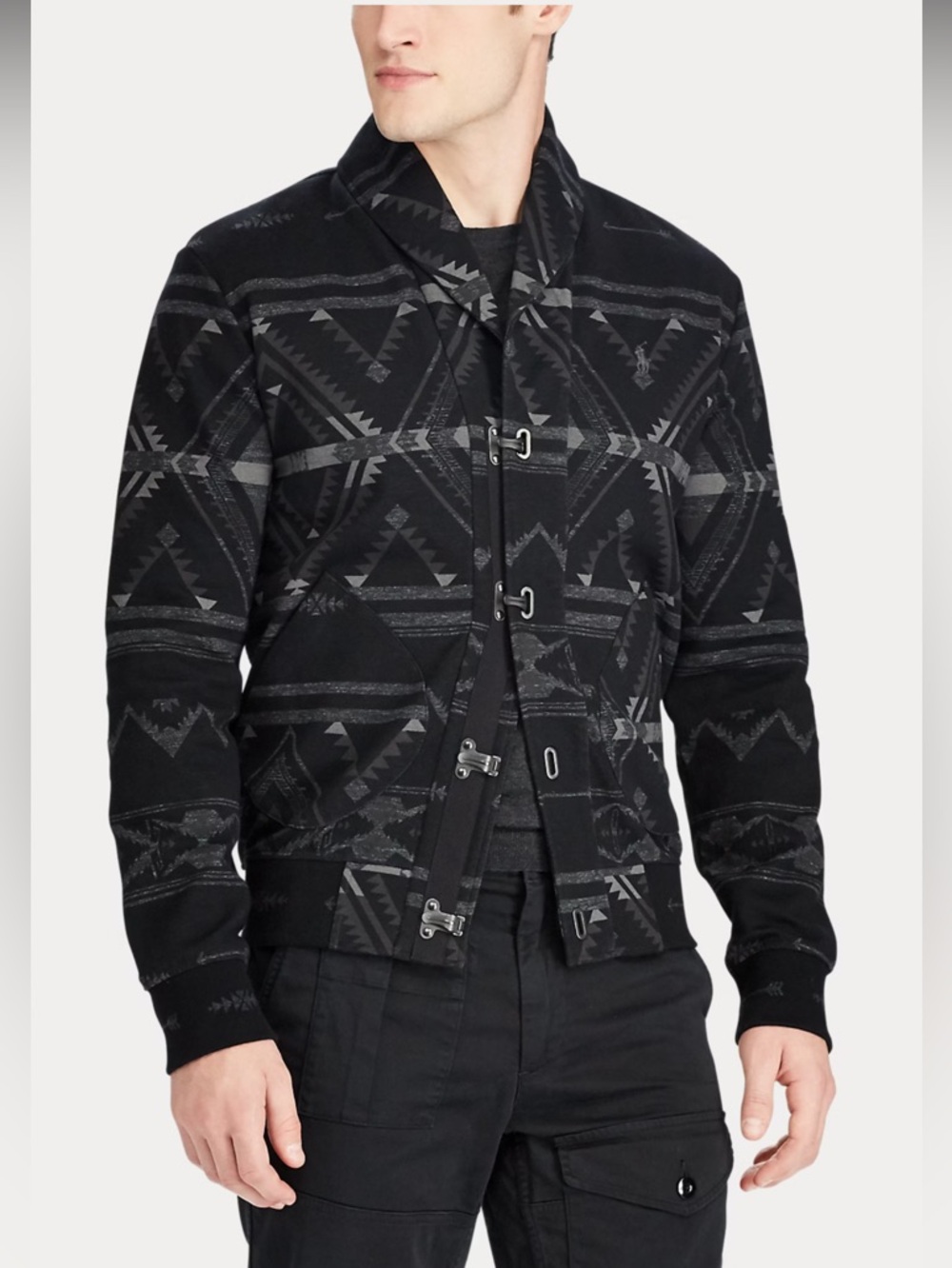 Polo Ralph Lauren Cotton-Blend Shawl Cardigan